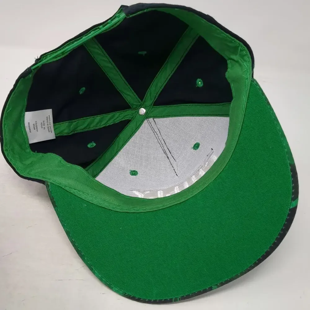 5 Panel Black Green One Size Philly Skyline Graphic Embroidered Snapback Hat